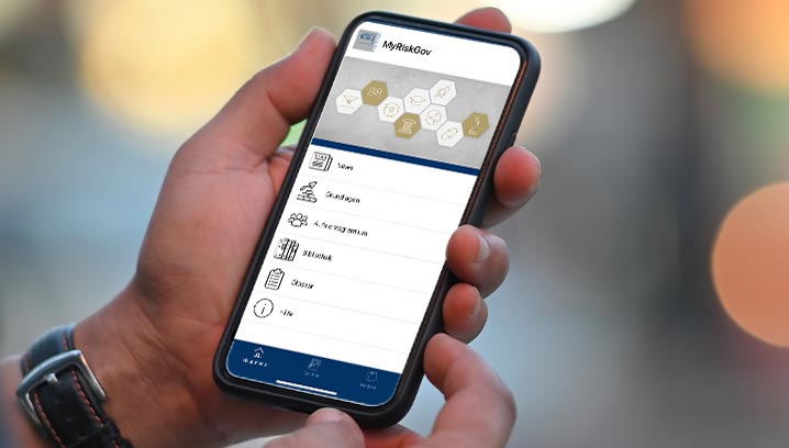 Von Funk Stiftung geförderte App „My Risk Governance"